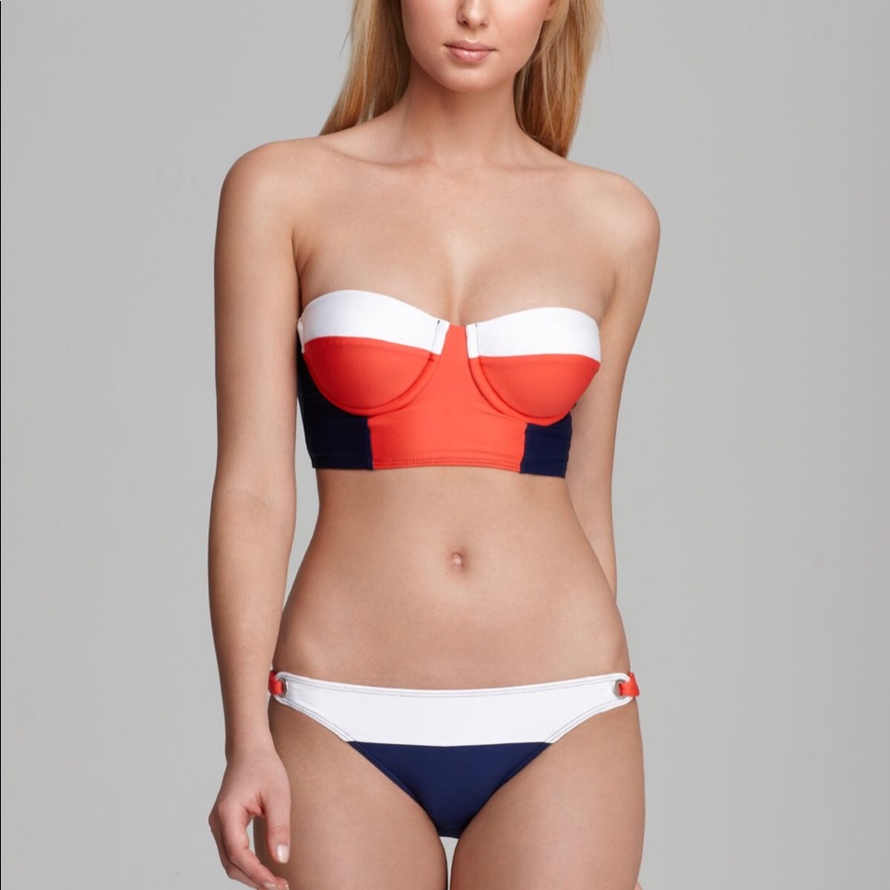 Splendid Color Block Bikini Set - Picture 2 of 3
